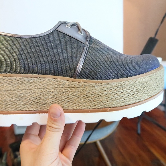 Cuple GLITTER Womens Platform Shoes - Picture 2 of 8